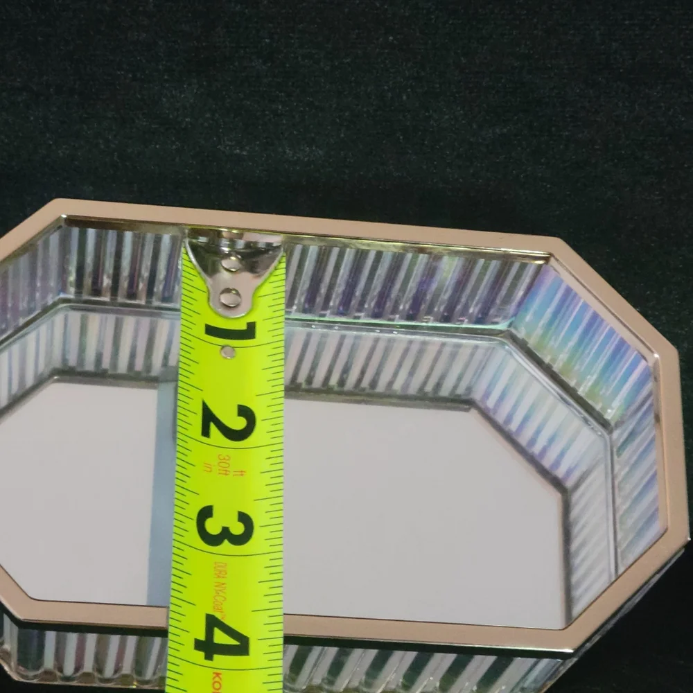 Bath & Body Works Iridescent Tray With Gold Trim